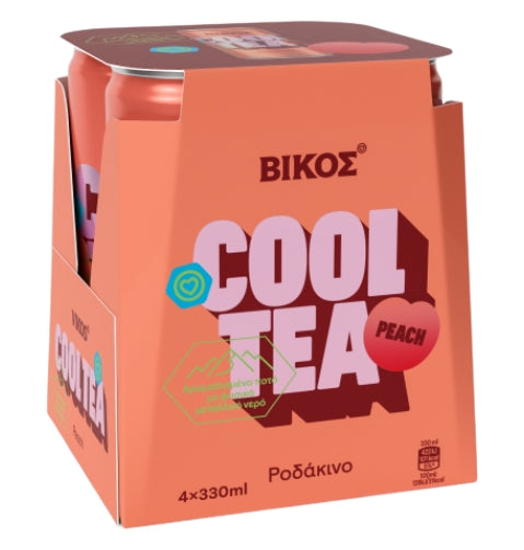 Vikos Cool Tea Pfirsich 4 x 330 ml (Säfte & Getränke) - Bild 1