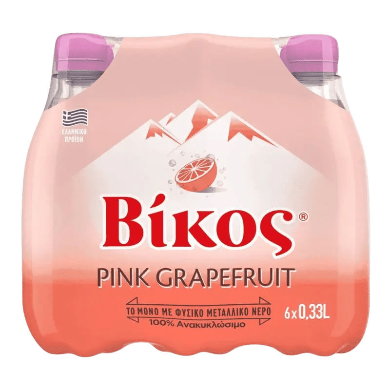 Vikos Pink Grapefruit 6 x 330 ml - GM Markt Eshop