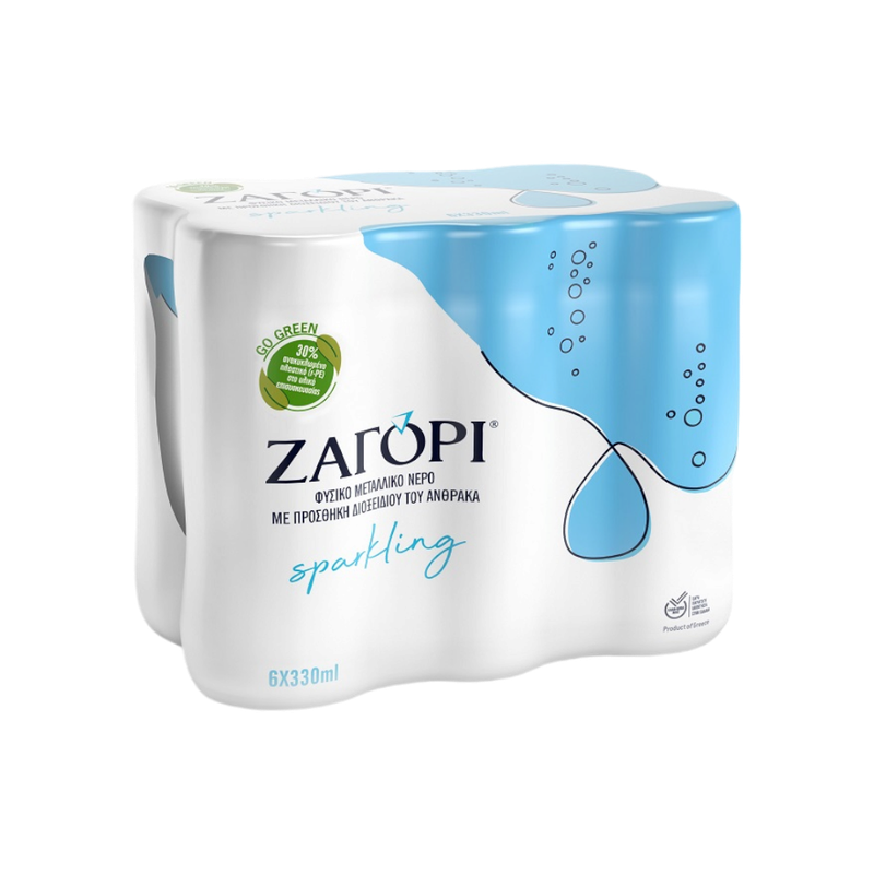 Zagori Sparkling Natural Mineralwasser 6 x 330 ml (Säfte & Getränke) - Bild 1