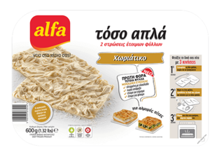 Alfa Bauernblätteig Toso Apla für Salzig Kreations 600g (Blätterteigwaren) - Bild 1