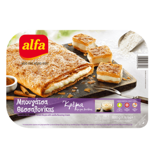 Alfa Bougatsa mit Creme aus Thessalonikis 800g (Blätterteigwaren) - Bild 1