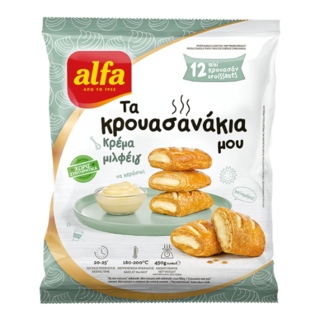 Alfa Mini Blätterteig Croissants mit Creme Millefeuille 450g (Blätterteigwaren) - Bild 1
