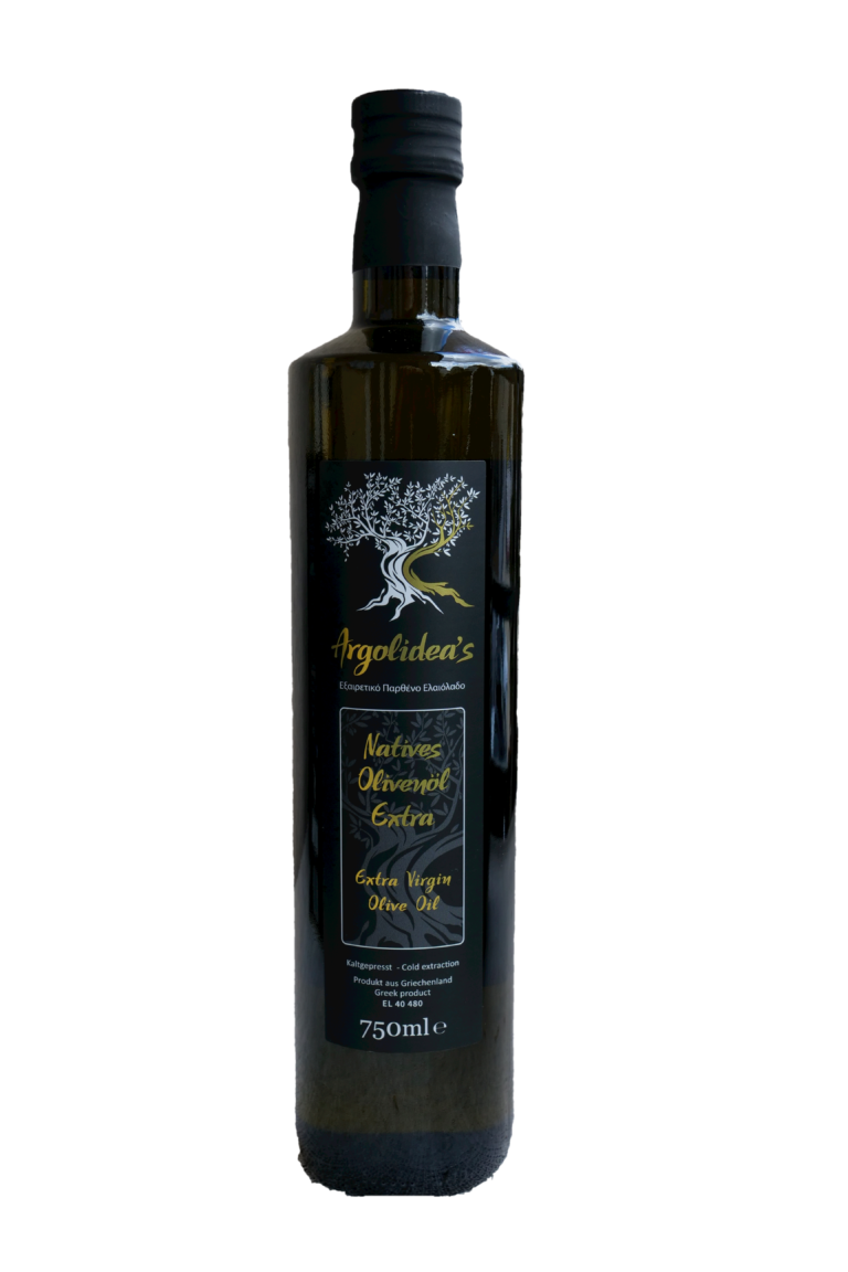 Argolidea extra reines Olivenöl Glas 750 ml (Öl & Oliven) - Bild 1