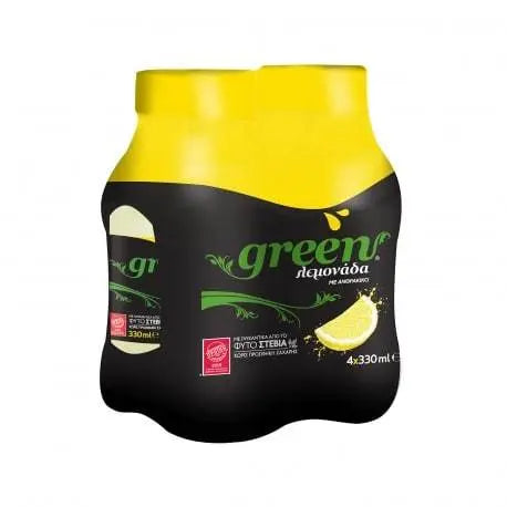 Green Limonade mit Stevia 4 x 330 ml (Säfte & Getränke) - Bild 1
