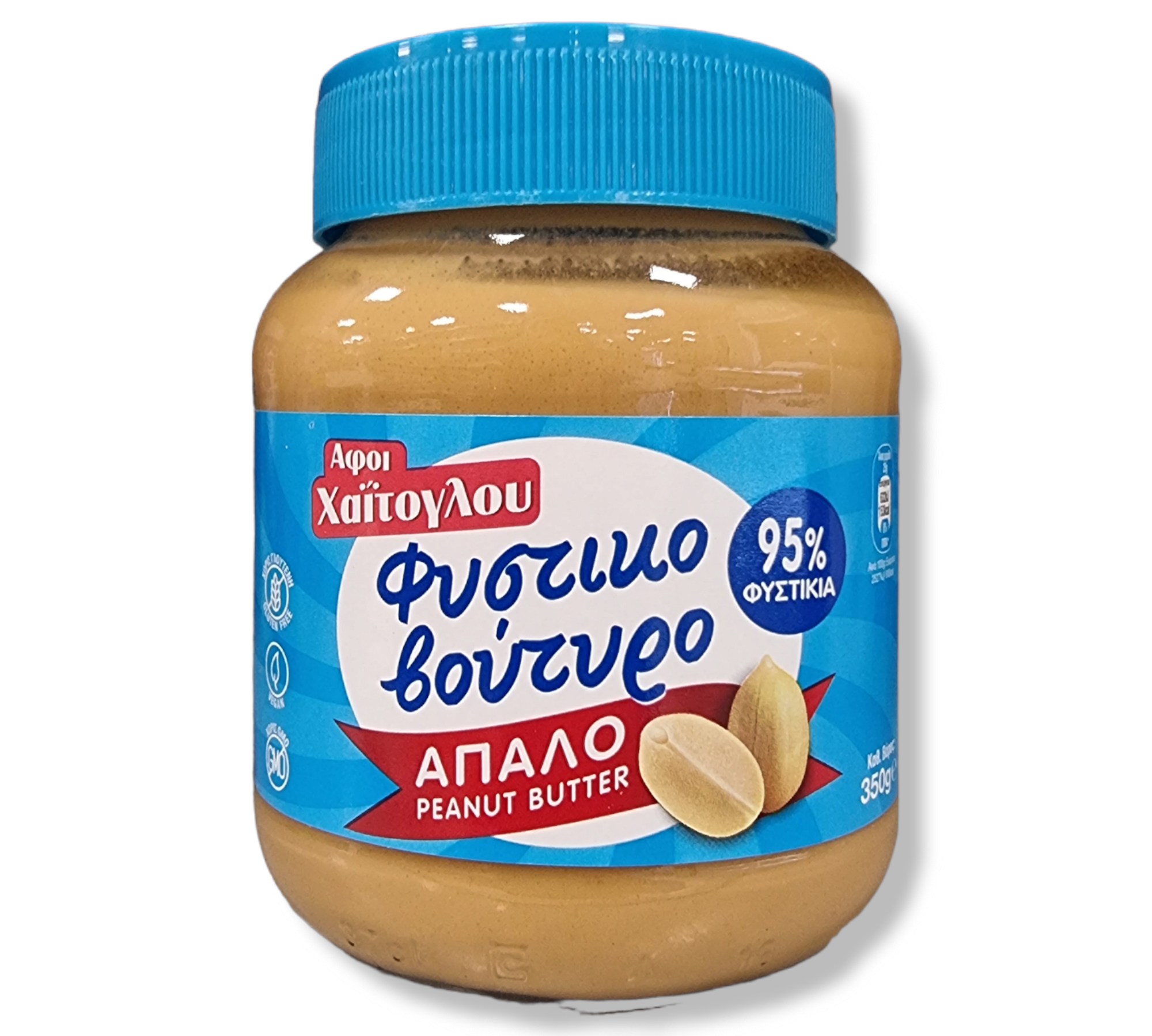 Haitoglou Erdnussbutter mild 350g (Schokolade & Süssigkeiten) - Bild 1
