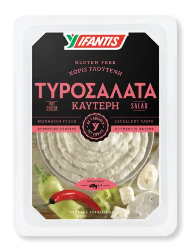 Ifantis Käseaufstrich Scharf (Tyrokauteri) 400g (Salate) - Bild 1