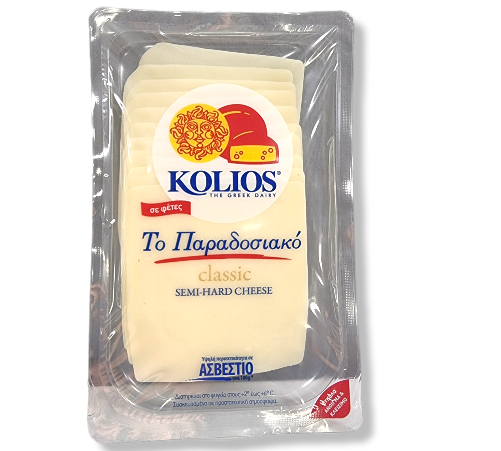 Kolios traditioneller Halbharter Käse in Scheiben 180g (Käse) - Bild 1