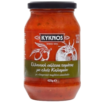 Kyknos Tomatensosse mit Oliven Kalamon 425g (Saucen & Pasten) - Bild 1