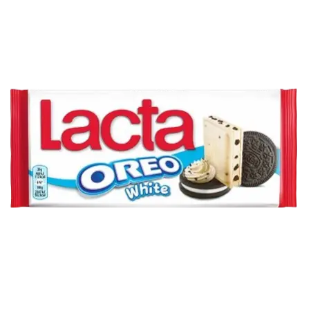 Lacta Schokolade weiss mit Oreo 100g (Schokolade & Süssigkeiten) - Bild 1