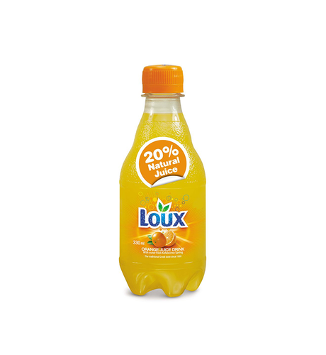 Loux Orangen mit Kohlensäure 330 ml Flasche (Säfte & Getränke) - Bild 1