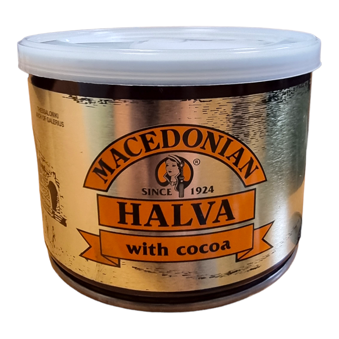 Makedonikos Halvas Kakao in Tin 500g (Honig & Tahini & Halva) - Bild 1