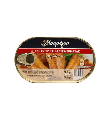 Muragio Makrele (Skoubri) in Tomatensauce 180g - GM Markt Eshop