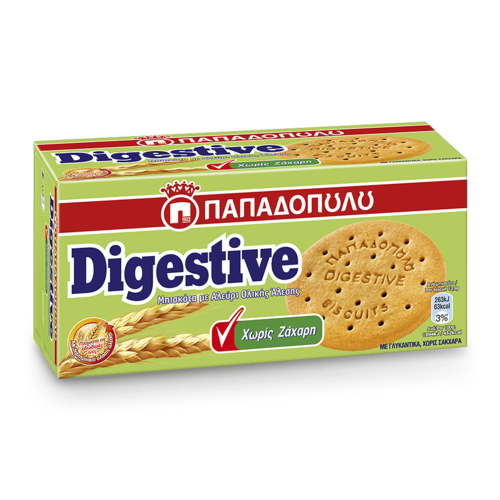 Papadopoulos Digestive ohne Zucker 250g (Gebäck & Kekse) - Bild 1