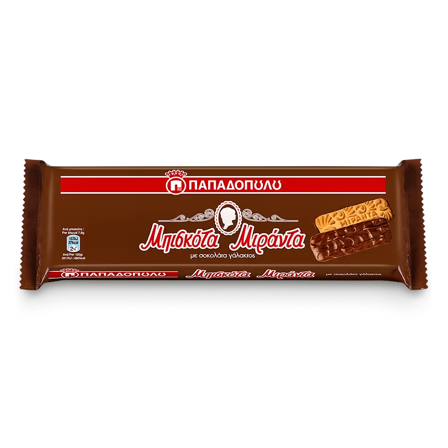 Papadopoulos Kekse Miranta mit Schokolade 140g (Gebäck & Kekse) - Bild 1