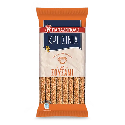 Papadopoulos Kritsinia mit Sesam 130g (Gebäck & Kekse) - Bild 1