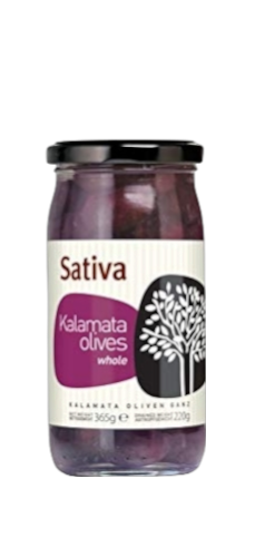 Sativa Oliven Kalamon im Glas 370g (Öl & Oliven) - Bild 1