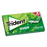 Trident Max Kaugummi Minze ohne Zucker 27g (Schokolade & Süssigkeiten) - Bild 1