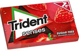 Trident Senses Kaugummi Erdbeere ohne Zucker 27g (Schokolade & Süssigkeiten) - Bild 1