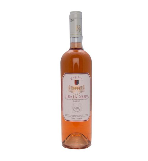 Vivlia Chora Ktima Wein Rose 13% 750 ml (Rosewein) - Bild 1