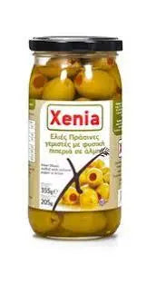 Xenia Grüne Oliven mit Paprika 355g (Öl & Oliven) - Bild 1