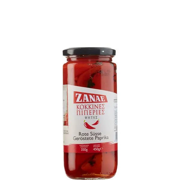 Zanae geröstete rote süsse Paprika im Glas 450g - GM Markt Eshop